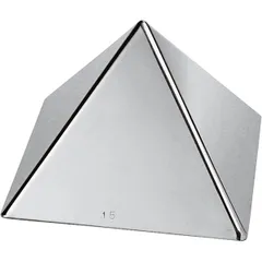 Confectionery mold “Pyramid” stainless steel ,H=14.5,L=17,B=17cm metal.