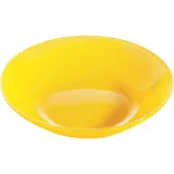 Тарелка глубокая «Арти» стекло 0,78л D=20см желт.