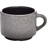 Чашка кофейная «Млечный путь» фарфор 80мл черный,белый
