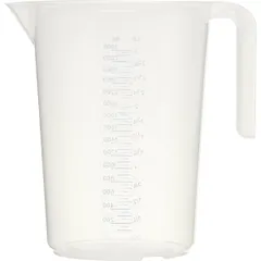 Стакан мерный с ручкой полипроп. 5л D=20,5,H=26см прозр.