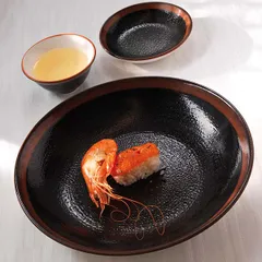 Салатник «Кото» фарфор 120мл D=13,H=2см черный,коричнев., изображение 2