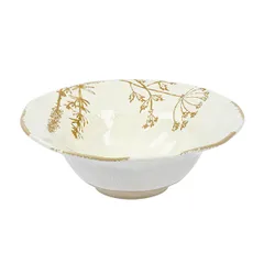 Тарелка глубокая «Фенхель» фарфор 400мл D=205,H=70мм белый