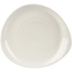 Plate “Scape” porcelain ,L=25,B=20.5cm white