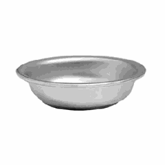 Bowl aluminum 1l D=20cm metal.