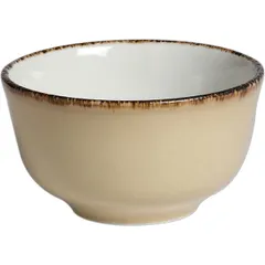 Salad bowl “Terramesa Vit”  porcelain  227 ml  D=100, H=63mm  beige.