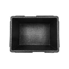 Термоконтейнер «Про» до 25 кг полипроп. 18л ,H=27,L=40,B=30см черный, изображение 2