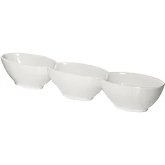 Менажница «Кунстверк» 3 секции фарфор 0,5л ,H=6,L=38,B=8см белый