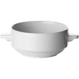 Чашка бульонная «Симплисити Вайт» фарфор 285мл D=110,H=60,L=145мм белый