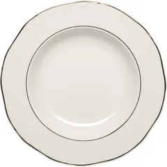 Тарелка глубокая «Афродита» фарфор 250мл D=225,H=25мм белый,золотой