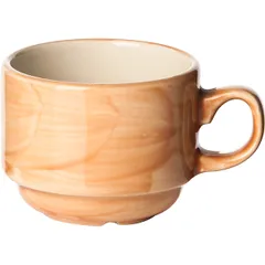 Чашка кофейная «Паприка» фарфор 100мл D=65,H=50,L=85мм оранжев.,бежев.