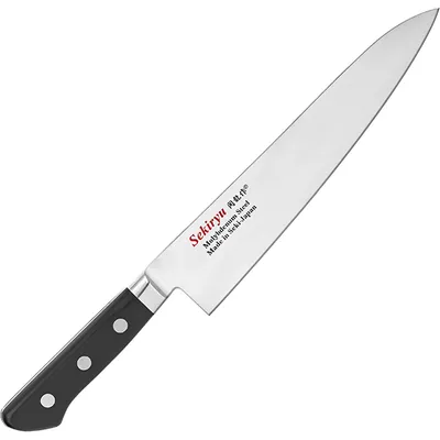 Нож кухонный «Осака» одностороняя заточка сталь нерж.,полиоксиметилен ,L=33/21см, Материал: Сталь нержавеющая, Длина (мм): 330, Длина вторая (мм): 210