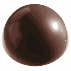 Форма для шоколада «Полусфера»[6шт] поликарбонат D=70,H=35мм