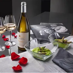 Салатник «Эклисси» стекло 288мл ,H=44,L=120,B=120мм прозр., изображение 3