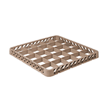 Кассета для посуды 25 ячеек 9.3х9.3 дополнительная полипроп. ,H=45,L=500,B=500мм бежев.