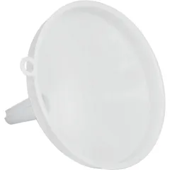 Воронка пластик D=10,H=11,L=11см белый