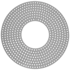 Коврик для рисоварки силикон D=28см свет.-сер.