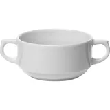 Чашка бульонная «Это Рома» фарфор 300мл ,H=55мм белый