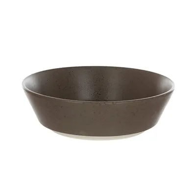 Тарелка глубокая «Стоун» керамика D=20,H=6см граф.,черный