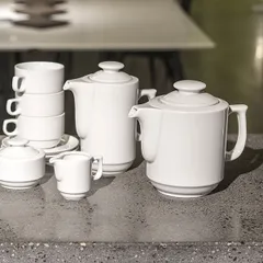 Чашка чайная «Прага» фарфор 190мл D=80,H=65мм белый, изображение 4