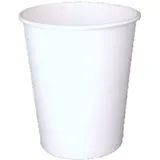 Биоразлагаемые стаканы, белый, 1 слой, картон, 350мл, 50шт «Rops»