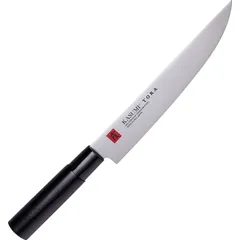 Нож кухонный слайсер сталь нерж.,дерево ,L=325/200,B=32мм металлич.,черный