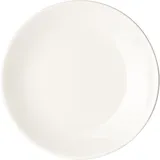 Тарелка «Контур» фарфор D=255,H=35мм белый