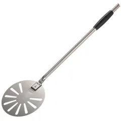 Pizza shovel rotating perforated “Alice”  anodized aluminum  D=20, L=169cm  black