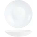 Тарелка глубокая «Эволюшнс Уайт» стекло 1,2л D=26см белый