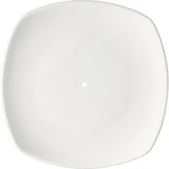 Plate for floor with hole. “Options” porcelain D=21cm white