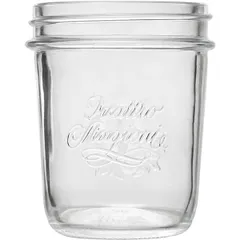 Jar "Quattro Stagioni" round without lid  glass  320 ml  D=89, H=108mm  clear.