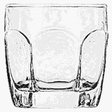 Олд фэшн (стакан) «Шивалри» стекло 237мл D=77,H=83мм прозр.