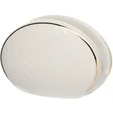 Салфетница «Афродита» фарфор ,H=7,L=10,B=4см белый,золотой