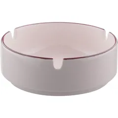 Ashtray “Claret”  porcelain  D=10cm  beige, burgundy