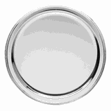 Round tray “Contour” metal D=41cm metal.