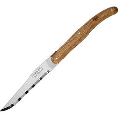 Нож для стейка сталь нерж.,дуб ,L=230/110,B=17мм