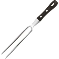 Meat fork stainless steel ,L=17cm metal,black