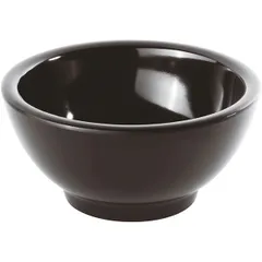 Salad bowl plastic D=13cm black