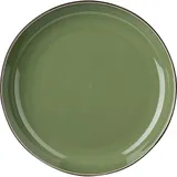 Deep plate “Sage”  porcelain  0.8 l  D=23 cm  green, bronze.