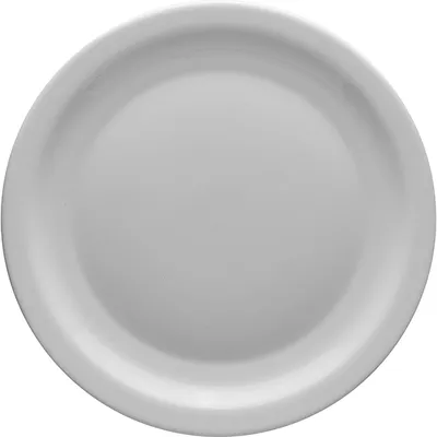Блюдо «Перформа» круглое стекло D=26,H=2см белый