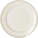 Тарелка «Антуанетт» мелкая фарфор D=300,H=28мм белый,олив.