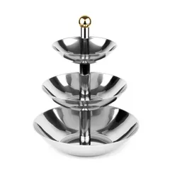 Ваза для фруктов 3 яруса d=21/31/39см сталь ,H=51см металлич.