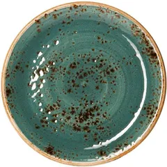 Plate “Kraft Blue” pie  porcelain D=15,H=2cm blue