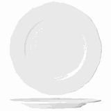 Тарелка «Афродита» мелкая фарфор D=30,5см белый