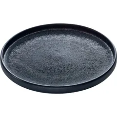 Plate “Nara” small ceramics D=270,H=25mm black