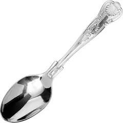 Tea spoon "King's Stainless Steel"  stainless steel , L=136/45, B=31mm  silver.