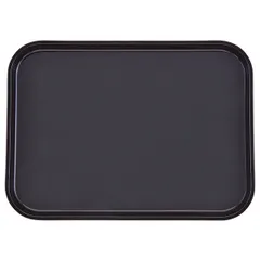 Поднос прорезиненный прямоугольный стеклопласт. ,L=34,5,B=27см черный