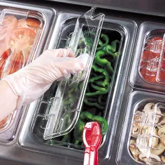 Крышка для контейнера для продуктов поликарбонат ,L=17,6,B=16,2см прозр., изображение 2