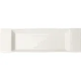 Блюдо «Максим» прямоугольное фарфор ,H=23,L=261,B=83мм белый