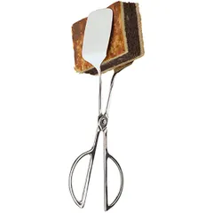 Щипцы сервировочные для выпечки сталь нерж. ,L=250/70,B=45мм металлич., изображение 2