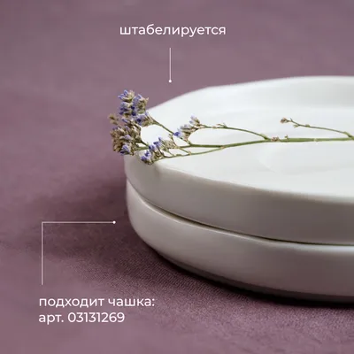 Блюдце «Эггшелл» с бортом фарфор D=135/50,H=16мм белый, Диаметр (мм): 135, изображение 5